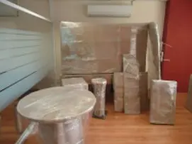 Carga organizada para traslado de muebles y cajas